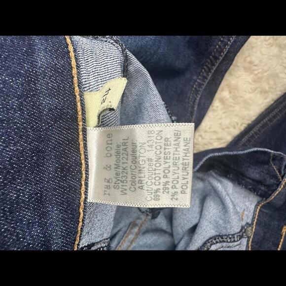 rag & bone 10" skinny jeans Size 24 - Picture 7 of 9
